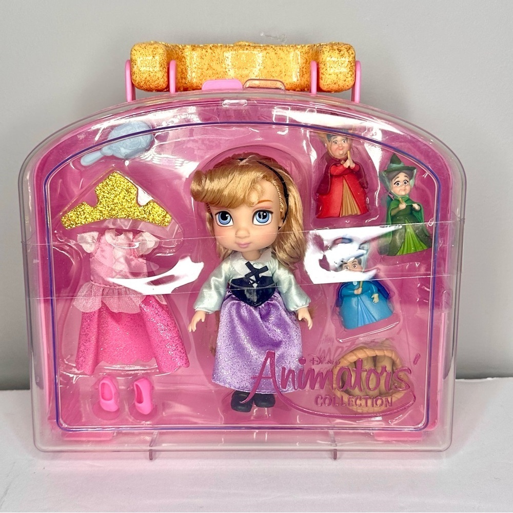 Disney Animators Collection Sleeping Beauty Aurora mini doll set
